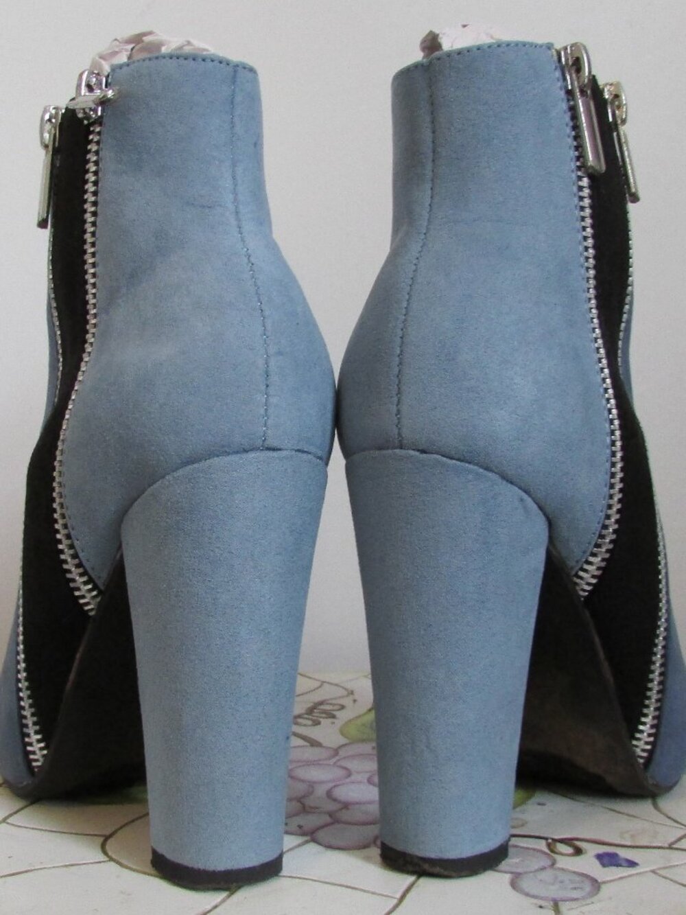 Remi Blue Booties - Picture 4 of 8